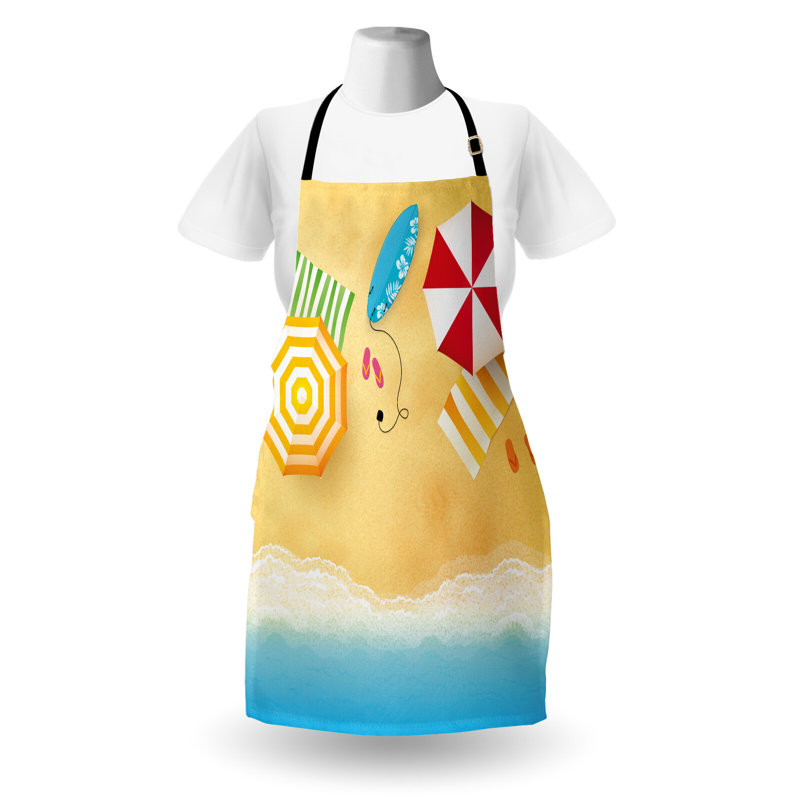 No Pattern Bib Apron