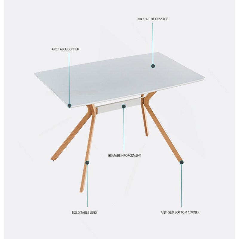 Table de salle à manger moderne