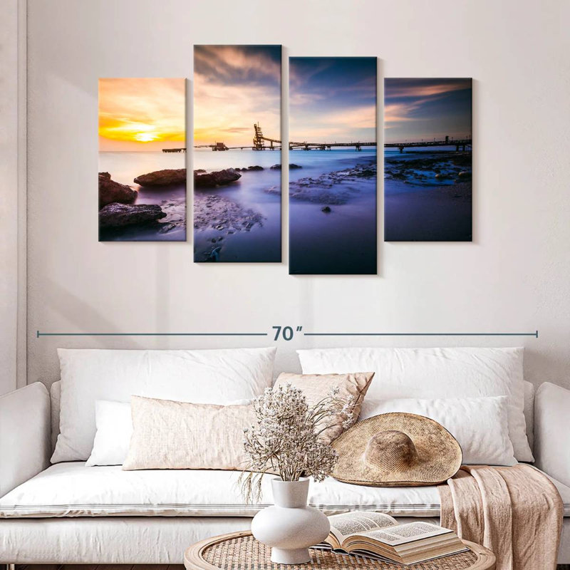 Gillard Kralendijk Sunset Gillard, 32'' H x 52'' W