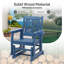 Chaise de patio en bois de sapin avec dossier floral-61411145