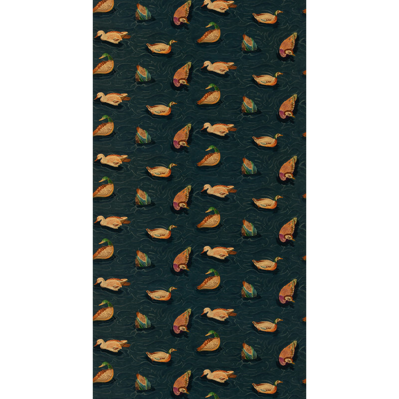 Duck Pond Velvet, Indigo
