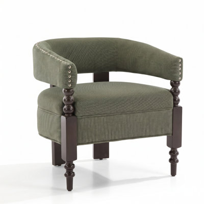 Barrel Upholstered Armchair