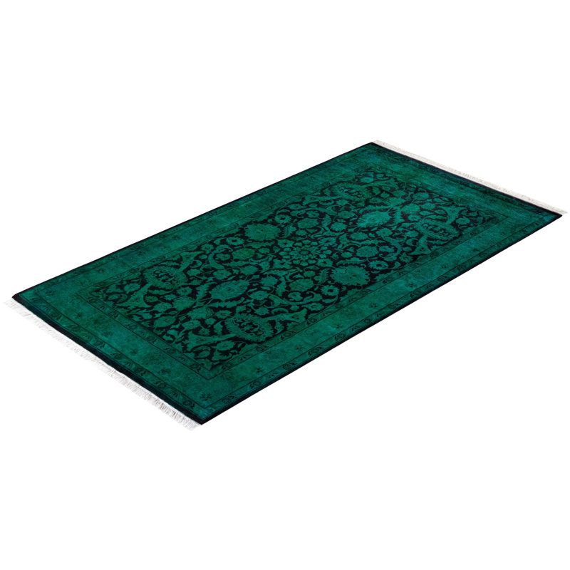 Fine Vibrance One-of-a-Kind 3' 1" X 5' 5" Hand Knotted Area Rug