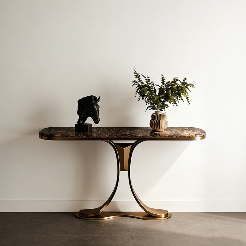 Console Modern Luxury Art, 33.46" H x 54.33" W x 13.78" D