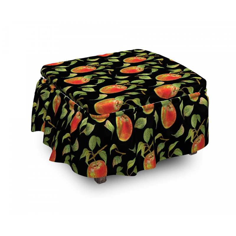 Box Cushion Ottoman Slipcover