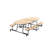 Mobile Bench Table - Elliptical