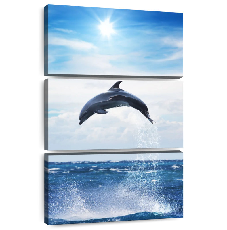 Brampt Flying Dolphin, 50" H x 32" W