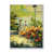 Toile avec cadre flottant blanc