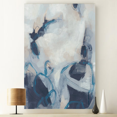 Blue Process I - Wrapped Canvas Print