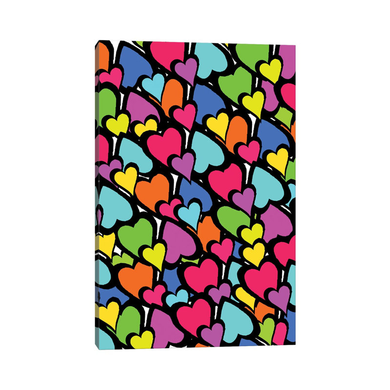 Hearts, 2011 by Louisa Hereford - Wrapped Canvas Print, 66.04 cm H x 45.72 cm W