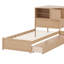 L-Shaped Combination Bed With Trundle And Drawer,3-In-1 Low Corner Platform Bed Linked-1058197000