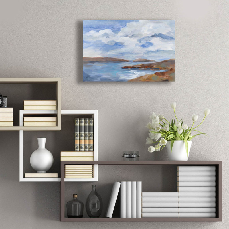  «Iles» par Silvia Vassileva, art mural en verre acrylique, 24 po x 16 po, H 16 po x l 24 po