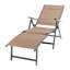 Fauteuil inclinable d'extérieur pliant pour chaises longues de patio, de plage, de jardin, de balcon