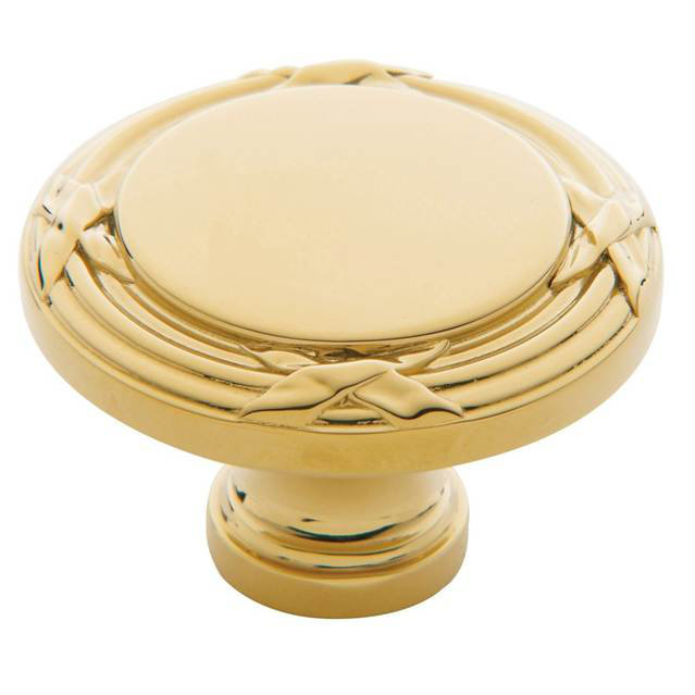 Edinburgh 1 1/2" Diameter Mushroom Knob, Polished Brass