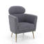 Fauteuil demi-tonneau en polyester 28 po-284216245