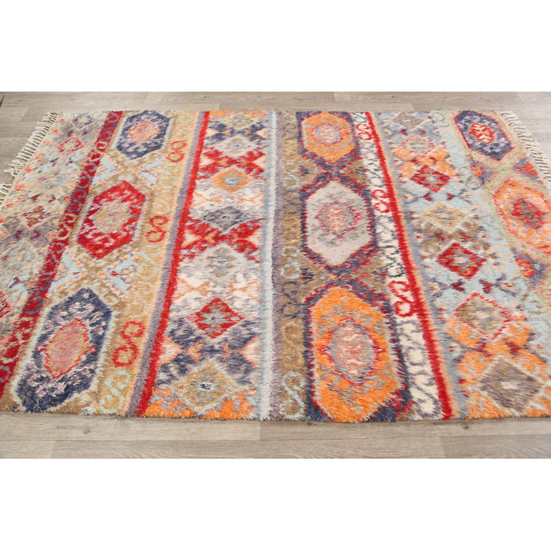 One-of-a-Kind 5'1" X 7'3" Wool Area Rug in
