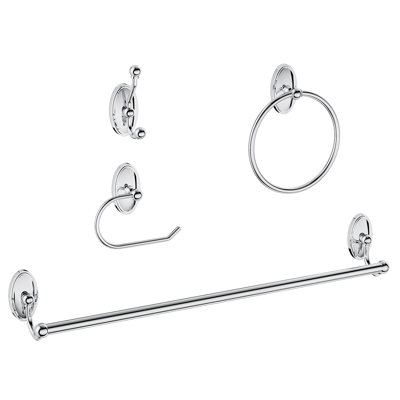 4 - Piece Bathroom Hardware Set