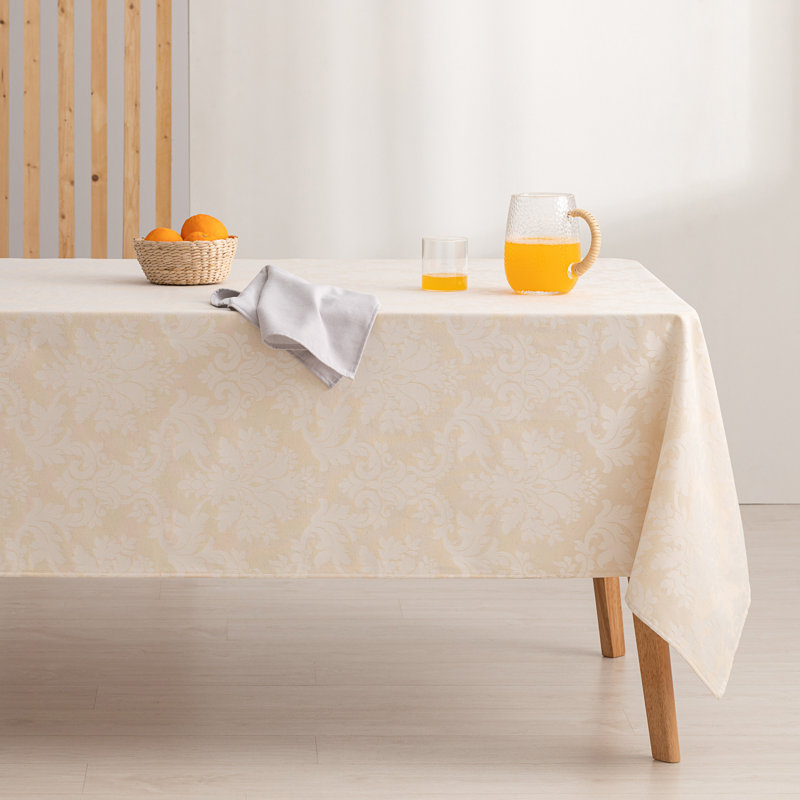 Donnelle Dining Linens, Ecru, 200cm W x 140cm L