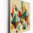 Mid-century Retro Dimensions III Wall Clock-98964934