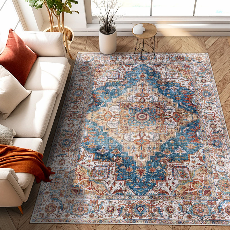 Tapis d'intérieur, tapis lavable pour le salon, la cuisine et la chambre à coucher