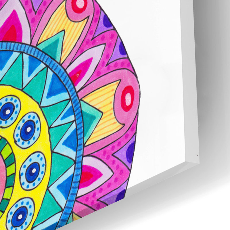 «Rainbow Giraffe» par Hello Angel, H 24 po x l 16 po x P 0,2 po
