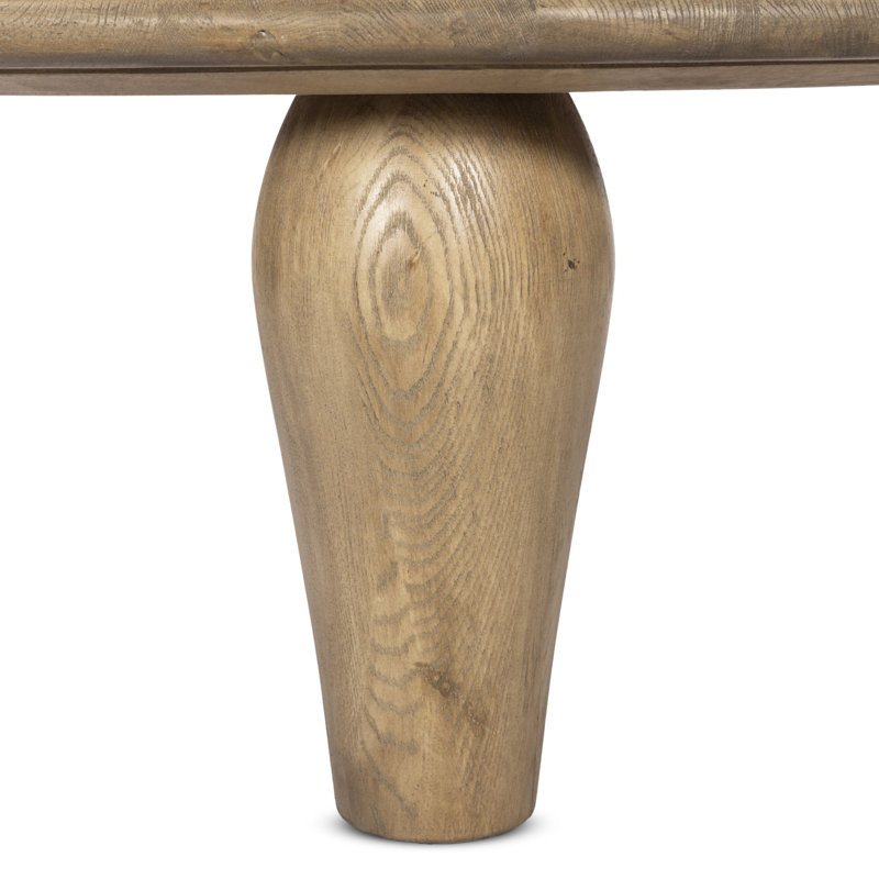 Table basse Kei, H 16 po x L 50 po x l 50 po, Brun moyen