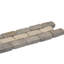 Tuile de bordure à travertin noce chiaro 2 po x 12 po culbutée