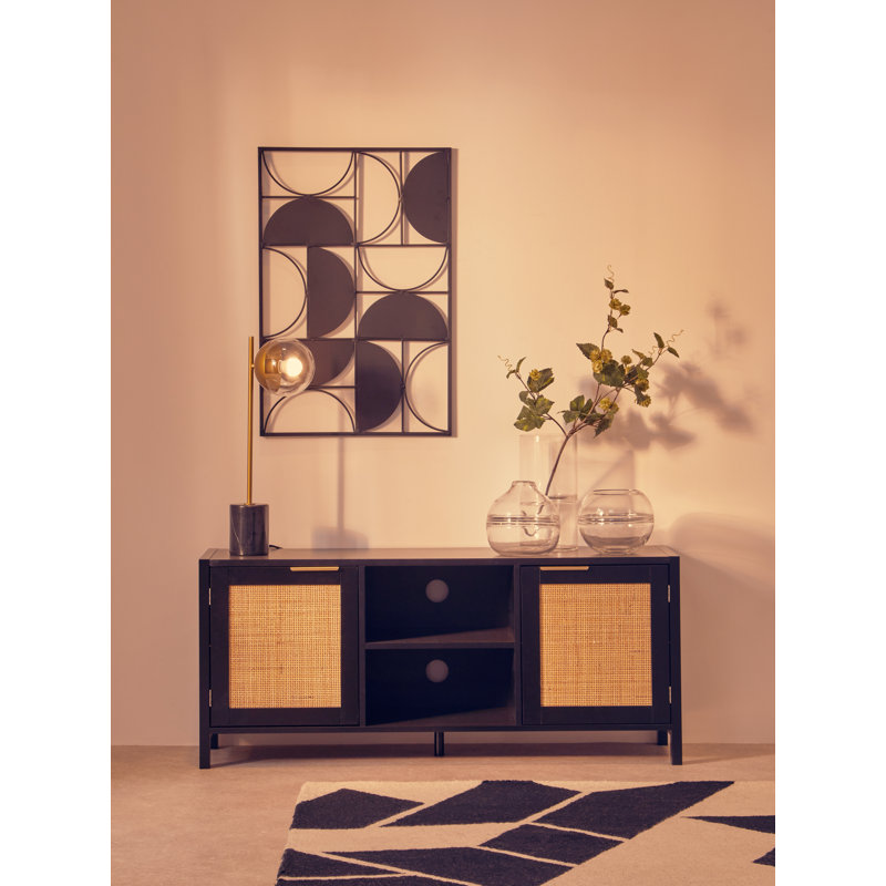 Achaius TV Stand for TVs up to 50", Black