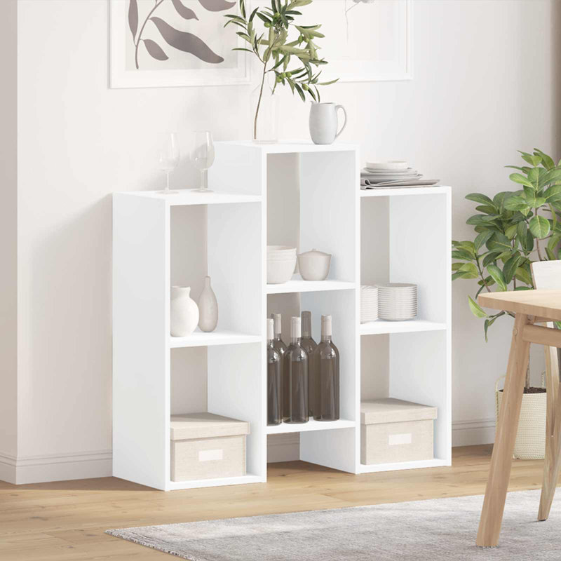 90cm H x 90cm W Bookcase, White