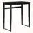 Waldmann Black Finish Adjustable Computer Desk With Black Metal Leg, 29.35" H X 47.04" W X 23.49" D