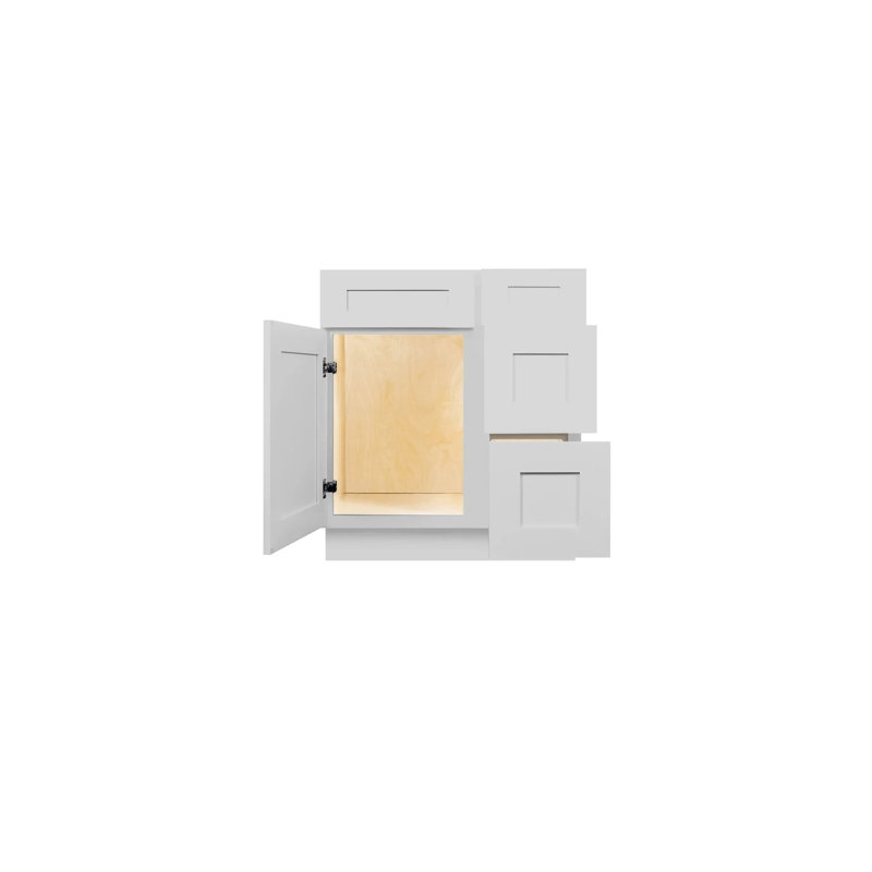Base de meuble-lavabo simple 42 po Brilliant, Gris