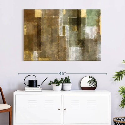 Abstrait géométrique sur toile