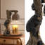 Lampe rustique en cire d'ours rustique