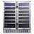 EdgeStar Dual Zone 25.562'' Built-In 56 Bottle Wine Refrigerator