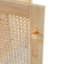 Meuble-lavabo en bambou naturel de 30 pouces avec portes en rotin faites à la main et mécanismes de fermeture en douceur, parfait pour les salles de bain modernes et élégantes