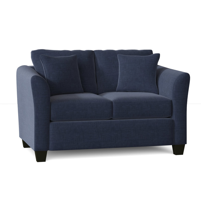 Aniki Upholstered 60.5'' Loveseat, Oscar Navy