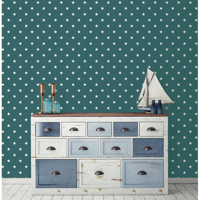 Galaxy 10m x 53cm Matte Wallpaper Roll, Green