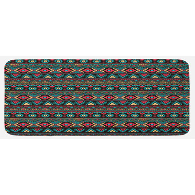 Rustic Solid Color Polyester Kitchen Mat