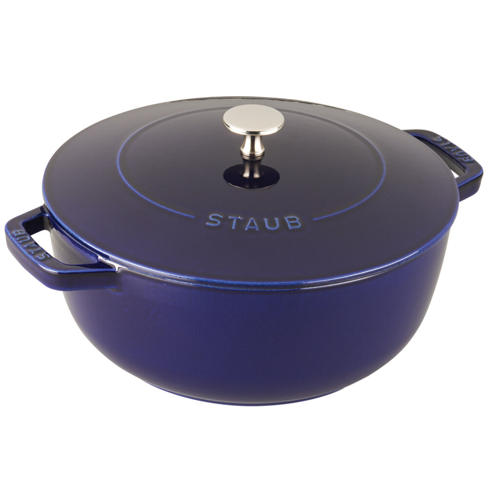 Staub Cast Iron 7-QT Round Cocotte - Lilac in 2023  Staub dutch oven, Food  for a crowd, Cooking homemade