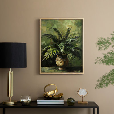 Reproduction encadrée FLORAL Series CCX - bois massif