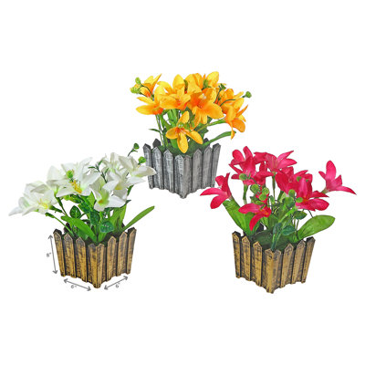 Centres de table Lily en pot