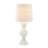 Josilyn 1 Light White Table Lamp With Polyresin Base