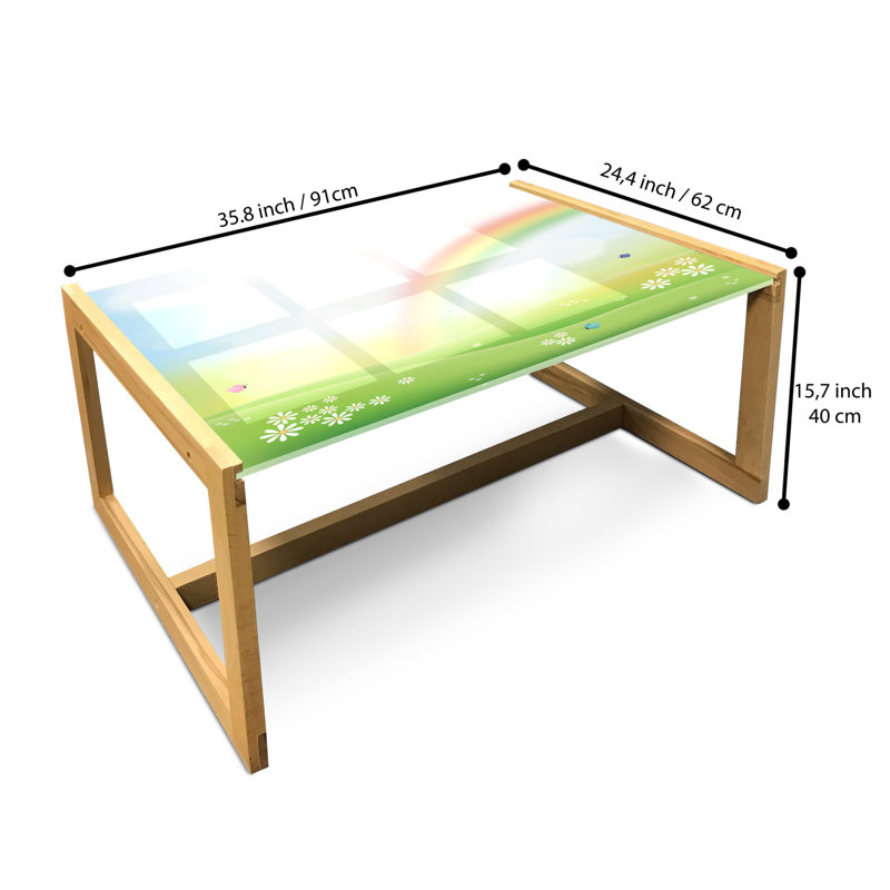 Jancar Sled Coffee Table, 90cm H x 62cm W x 40cm D