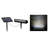Black Solar Powered Integrated LED Spotlight