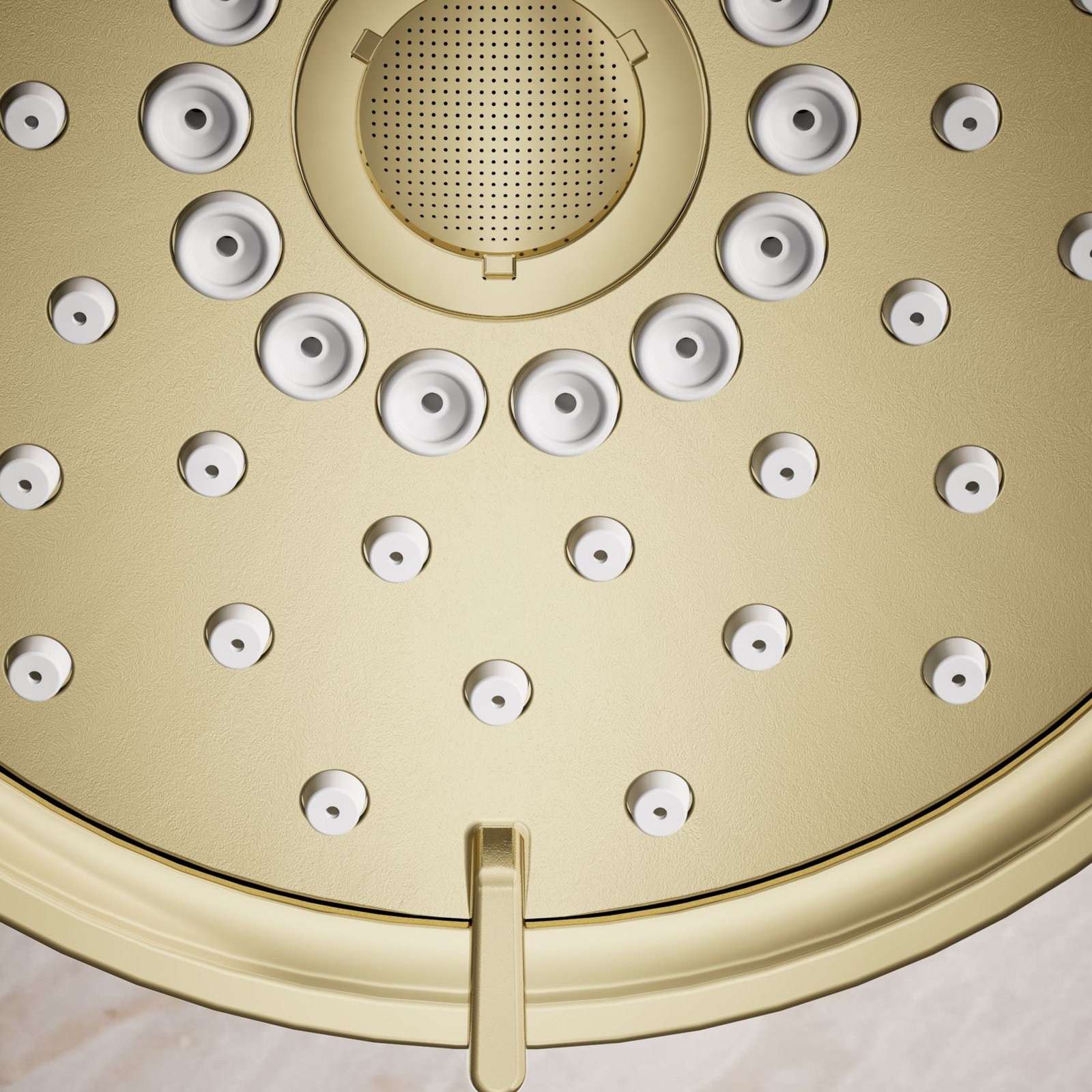 Purist 1.75 GPM 5.5" Wall Mount Showerhead, Vibrant French Gold