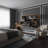 Modern Geometric Wall Mounted Bookcase With Open Shelving