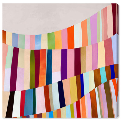 «Rainbow Ribbon I», reproduction d'art sur toile par Art Remedy