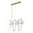 Leiser 5 - Light Kitchen Island Linear Pendant