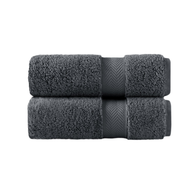 Débarbouillette 100% coton Colton, gris