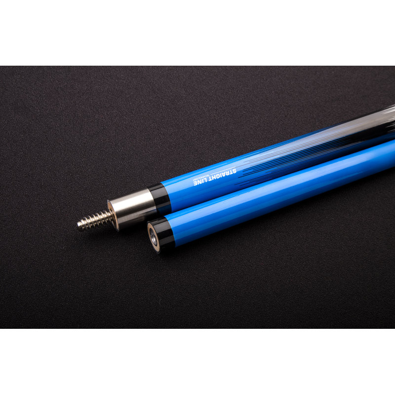 Graphite Blue Composite Pool Cue with Microtac Grip